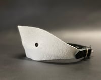 Image 4 of Leather Panel Gag combo set - White Edition 