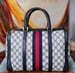 Image of Vtg.Gucci Blue Monogram Boston 