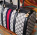 Image of Vtg.Gucci Blue Monogram Boston 