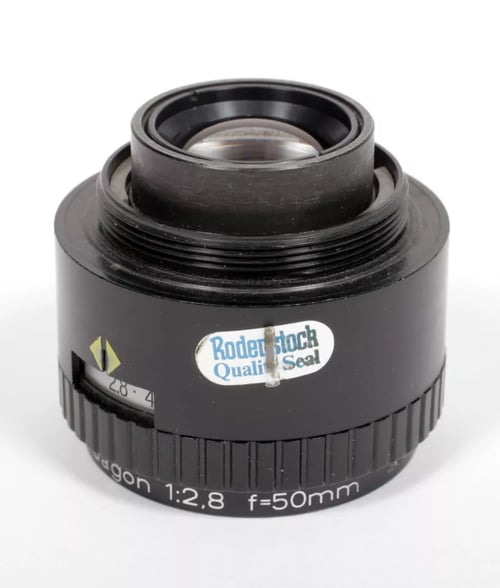 Image of Rodenstock LATE STYLE Rodagon 50mm F2.8 Enlarger Lens for 35mm negatives #4300