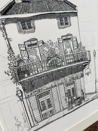 Image 2 of French Market House Black & White