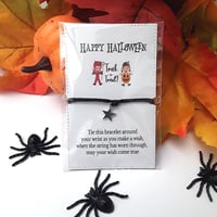 Halloween wish bracelet, Halloween party bag, Halloween gift, Halloween star bracelet