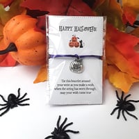 Halloween wish bracelet, Halloween party bag, Halloween gift, Halloween pumpkin bracelet