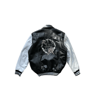 Image 2 of Real leather Angels Varsity Jacket 