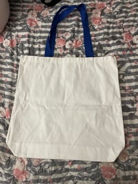 Image 8 of MEDIUM COLOR STRAP TOTE BAG  WITH YOUR CHOICE OF PRINT ON BOTH SIDES 