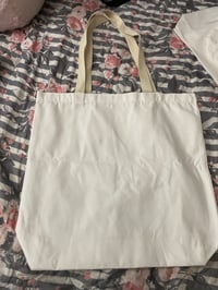 Image 10 of MEDIUM COLOR STRAP TOTE BAG  WITH YOUR CHOICE OF PRINT ON BOTH SIDES 