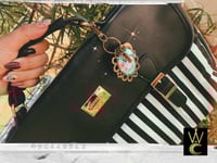 Image 4 of Happily Ever After hand painted bag charm and keychain 