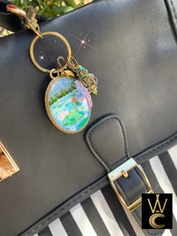 Image 3 of Frog Spotting hand painted bag charm and keychain 