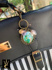 Image 1 of The Secret Garden hand painted bag charm and keychain 