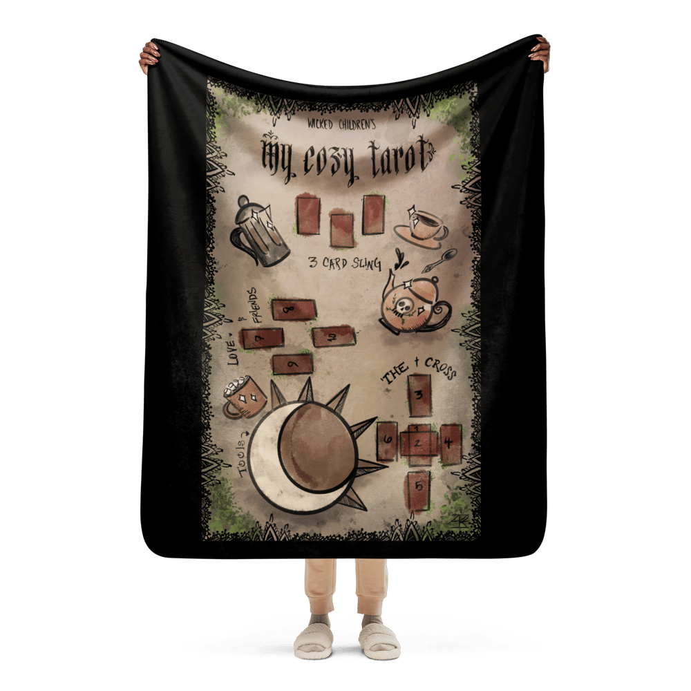 My Cozy Tarot Sherpa blanket