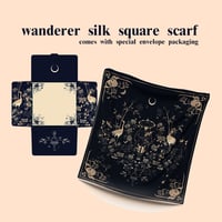 Image 1 of GENSHIN LARGE SILK SCARF - WANDERER