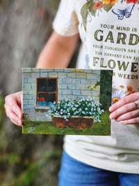 Image 1 of Old Bathtub -Plein Air Acrylic Painting