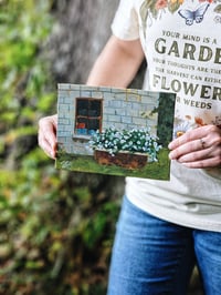 Image 2 of Old Bathtub -Plein Air Acrylic Painting