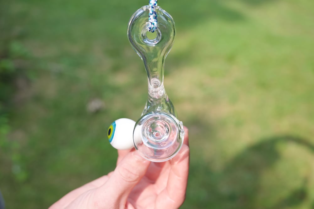 Eyeball kickstand sherlock neckpiece