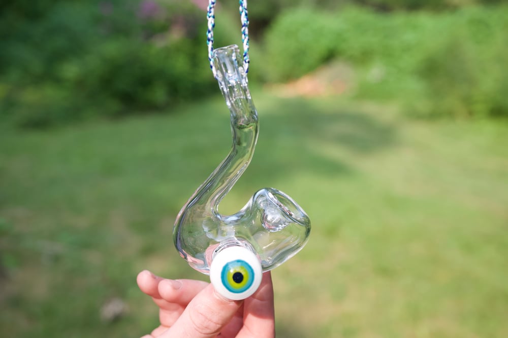 Eyeball kickstand sherlock neckpiece 