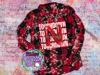 Touchdown Red Balloon letter Flannel