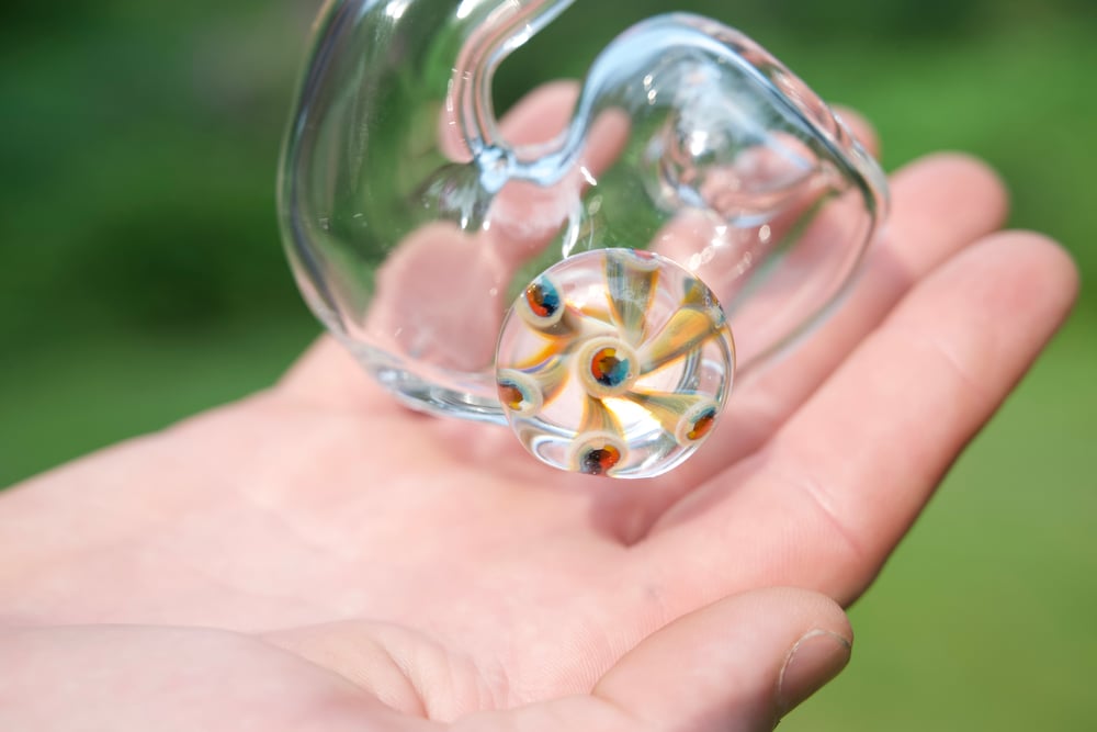 Rainbow implosion clear sherlock neckpiece