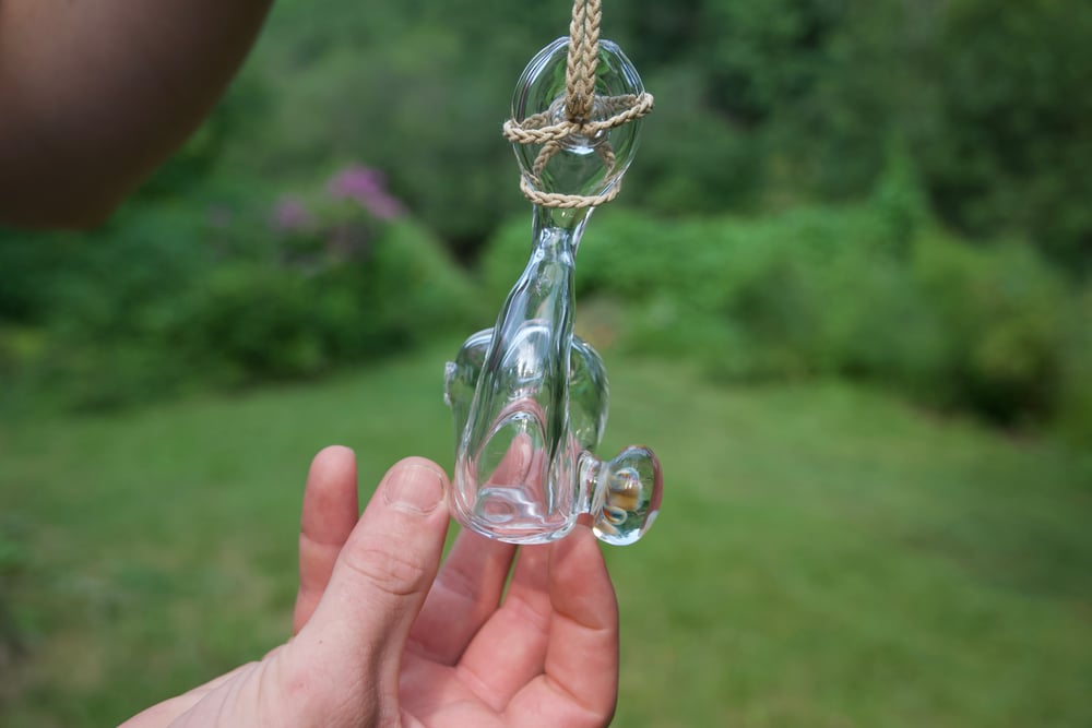 Rainbow implosion clear sherlock neckpiece