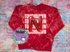 Touchdown Red Balloon letter RED Sweatshirt Adult & Youth