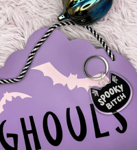 Image 1 of Spooky Bitch Keychain