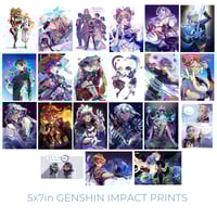 5x7 Prints | Genshin Impact
