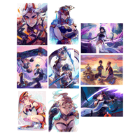 5x7in Genshin Prints | RETIRING DESIGNS