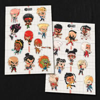 Image 1 of Street Fighter Sticker Sheets