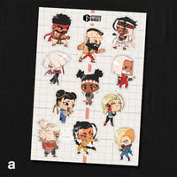 Image 2 of Street Fighter Sticker Sheets