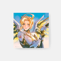 OW2 Mercy A4 / A3 Square Print