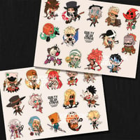 Image 1 of Guilty Gear Strive Sticker Sheets