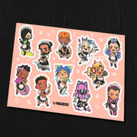 Image 2 of Valorant Maids Sticker Sheets