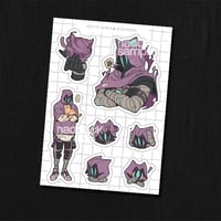 Kitty Omen Sticker Sheet