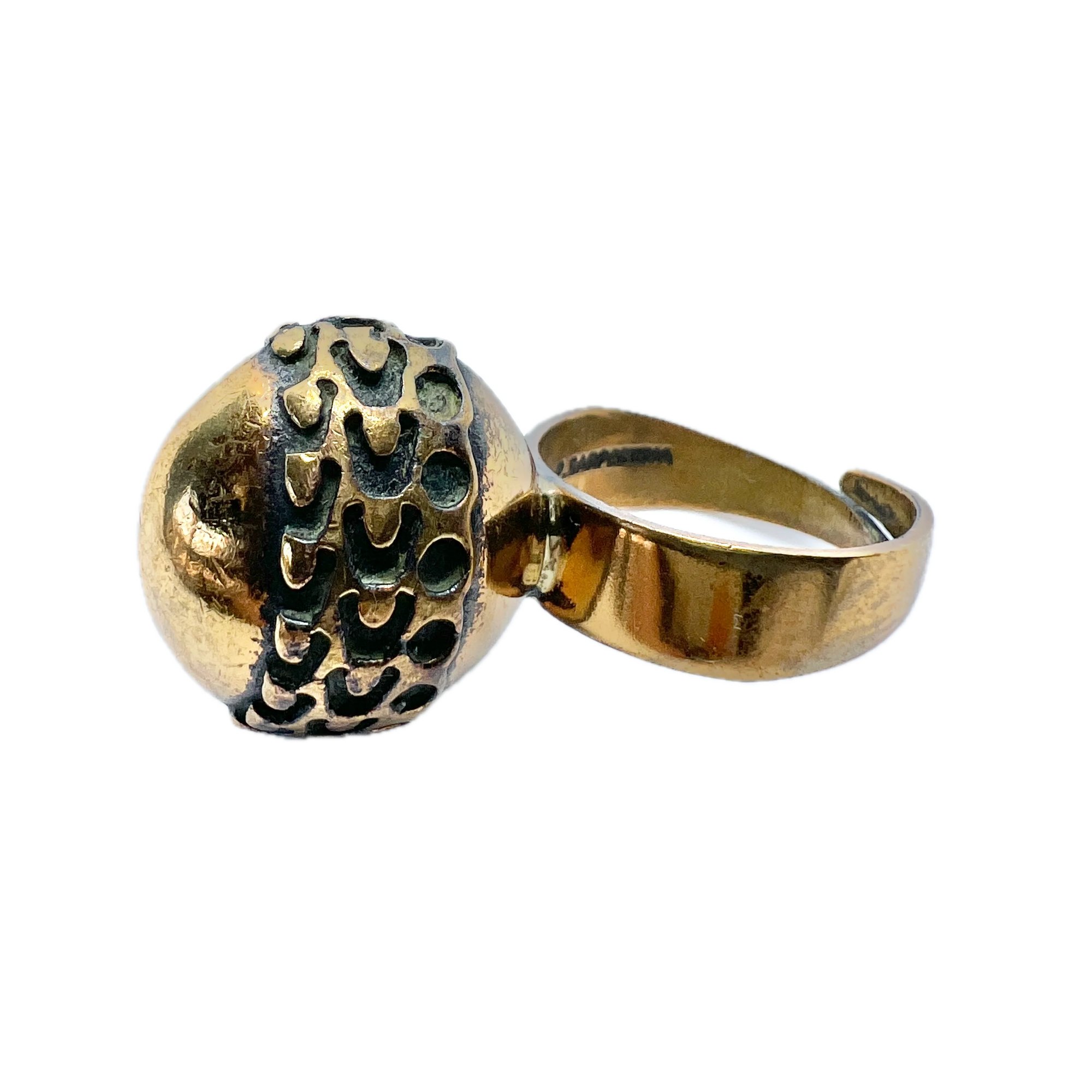 Bronze Pentti Sarpaneva Finland Ring | slow vintage jewellery