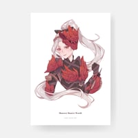 MHW Odogaron Armor A4 Print