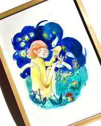 Image 2 of A4 - Moi et moi - illustration originale