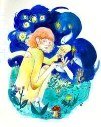 Image 4 of A4 - Moi et moi - illustration originale