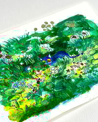 Image 3 of A6 - Le chat et les lutins - illustration originale