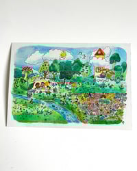 Image 3 of A5 - Le picnic - illustration originale 