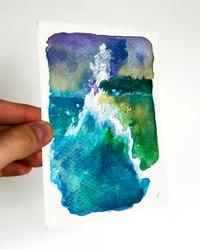 Image 3 of A6 - Le poème à la mer - illustration originale
