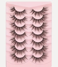  Wispy Fairy Cat Eye Lashes Spiky Strip Lashes 