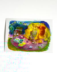 Image 1 of A6 - L'enfance - illustration originale
