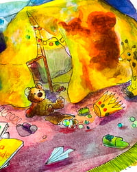 Image 2 of A6 - L'enfance - illustration originale