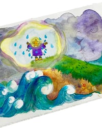 Image 2 of A6 - le magicien des larmes - illustration originale