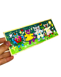 Image 3 of 7x20cm - La farandole - illustration originale
