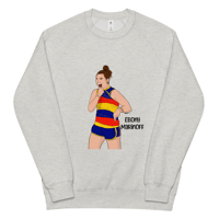 Image 3 of Ebony Marinoff - Unisex Raglan Sweatshirt