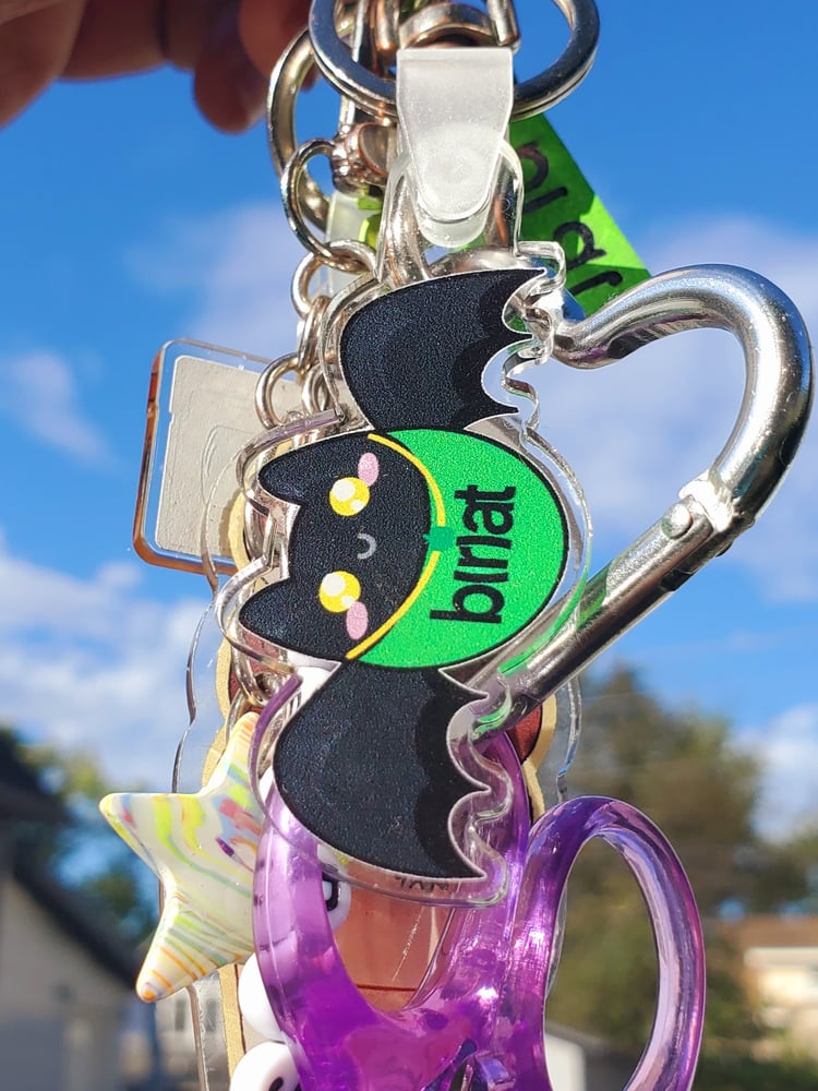 Image of Brat Bat Keychain