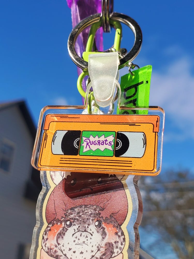 Image of 90s VHS Tape Keychain