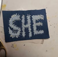 Image 2 of SHE Pronoun Patch (Linocut) 