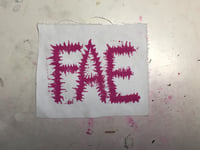 FAE Pronoun Patch (Linocut) 