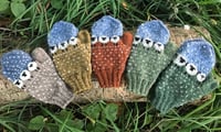 Image 4 of Baa-ble mittens - Oatmeal - Ready to ship